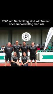 Pov: am Nachmittag sind wir Trainer, aber am Vormittag sind wir….

Ein Teil des Trainer-Team stellt sich vor 

#lackrostitz #leichtathletik #trainer #pov