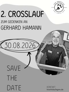 Save the Date!
#lauf #lackrostitz #leichtathletik #verein #gedenklauf